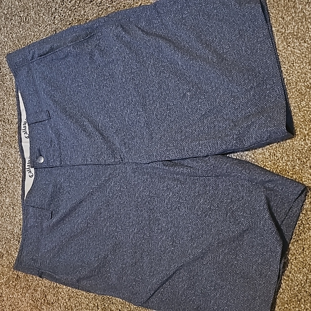 Mens grey callaway golf shorts size 36